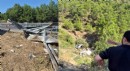 Antalya'da şarampole devrilen kamyonun sürücüsü öldü