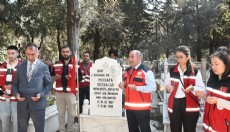 Antalya'da şehit kabri ziyareti