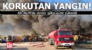 Antalya'da soğuk hava deposunda korkutan yangın