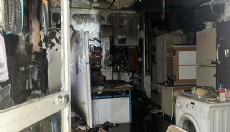 Antalya'da tamirhanede yangın hasara neden oldu