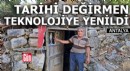 Antalya'da tarihi değirmen teknolojiye yenildi