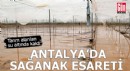Antalya'da tarım alanları su altında kaldı