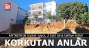 Antalya'da toprak kaydı: 2 katlı bina tahliye edildi