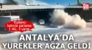 Antalya'da toptancı halindeki iş yerinde patlama