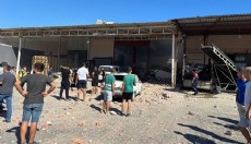 Antalya'da, toptancı halindeki iş yerinde patlama