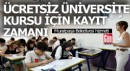 Antalya'da ücretsiz üniversite kursuna kayıtlar başladı