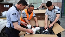 Antalya'da usulsüz taşınan 1 ton yoğurt imha edildi