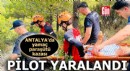Antalya'da yamaç paraşütü kazasında bir kişi yaralandı