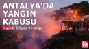 Antalya'da yangın kabusu: 3 günde 8 ilçede 34 yangın çıktı