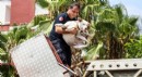 Antalya'da yangında mahsur kalan köpeği itfaiye kurtardı