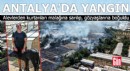 Antalya'da yangından kurtarılan malağına sarılıp, gözyaşlarına boğuldu