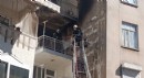 Antalya'da yatak odasında çıkan yangını itfaiye söndürdü