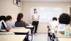 Antalya'da yaz kampı ile sınavlara hazırlanıyorlar