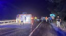 Antalya'da yola dökülen mazot kazaya neden oldu