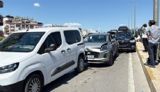 Antalya'da zincirleme kaza: 1 yaralı