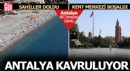 Antalya kavruluyor: Sahiller doldu, kent merkezi boşaldı