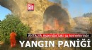 Antalya'nın tarihi mekanında yangın paniği