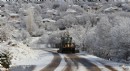 Antalya'nın yüksek kesimlerinde karla mücadele çalışması
