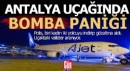 Antalya uçağında bomba paniği, iki yolcu gözaltında
