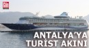Antalya'ya kruvaziyerle turist akını
