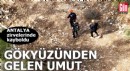 Antalya zirvelerinde kayboldu, umut gökyüzünden geldi