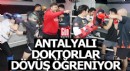 Antalyalı doktorlar şiddete karşı savunma sporu öğreniyor