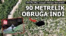 Antalyalı fenomen 90 metrelik obruğa indi