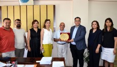 Antalyalı mali müşavirlerden vergi dairesi müdürüne veda