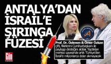 Antalyalı profesör çiftten İsrail'e, ''Şırınga füzesi''
