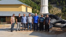 Asmaca Yaylası’na içme suyu borusu desteği