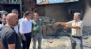 Atay Uslu, Kaş'ta yangınzedeleri dinledi