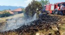 Bahçe yangını büyümeden söndürüldü