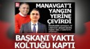 Başkanı yaktı koltuğu kaptı