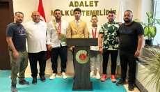 Başsavcı Özel, Çilenker kardeşleri makamında kabul etti