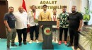 Başsavcı Özel, Çilenker kardeşleri makamında kabul etti