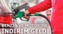 Benzin ve motorine indirim geldi