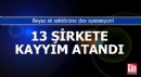 Beyaz et sektöründeki 13 şirkete kayyım atandı