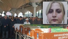 Bıçaklanarak öldürülen Gülhan, son yolculuğuna uğurlandı