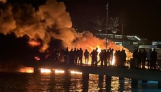 Bodrum Marina'da 5 motoryat yandı