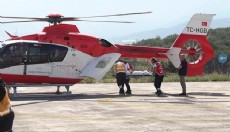 Bolu’da fenalaştı, ambulans helikopterle Antalya’ya sevk edildi