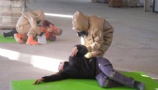 Bucak OSB'de tatbikat