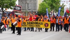 Burdur'da 1 Mayıs kutlaması