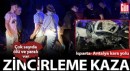 Burdur'da 4 aracın karıştığı zincirleme kaza