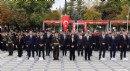 Burdur'da çelenk sunma töreni yapıldı