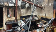 Burdur’da ev yangını