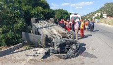 Burdur'da kaza: 2 yaralı