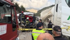 Burdur'da kazada ölen 7 kişinin cenazeleri alındı