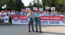 Burdur'da memurlardan eylem