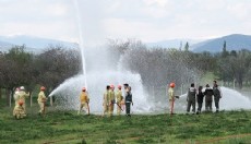 Burdur'da orman yangını tatbikatı