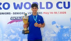 Burdurlu sporcudan Dünya Kupası'nda madalya mücadelesi